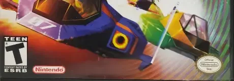 F-Zero GX, the ESRB box on its front