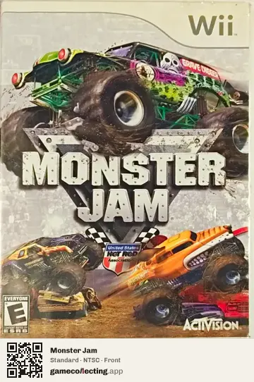 Monster Jam Nintendo Wii, NTSC box front