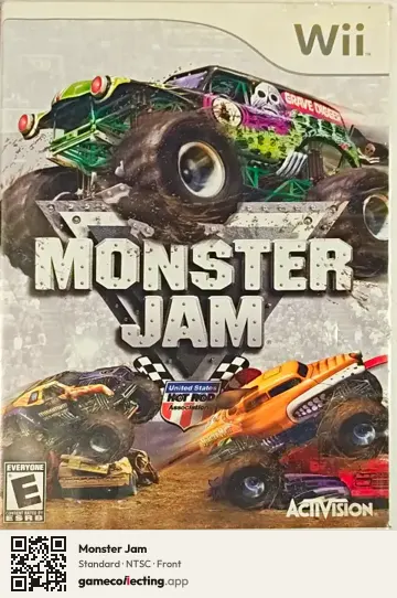 Monster Jam Nintendo Wii, NTSC box front