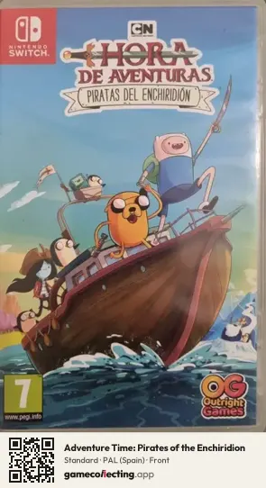 Adventure Time: Pirates of the Enchiridion Nintendo Switch, Spain box front
