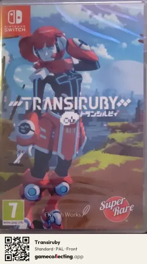 Transiruby Nintendo Switch, PAL box front