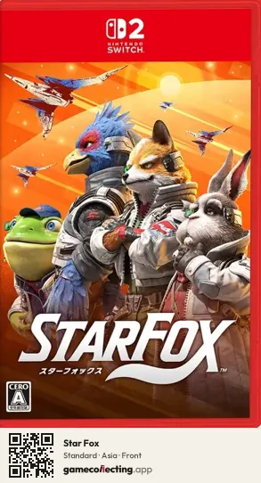 Star Fox Nintendo Switch 2, Asia box front