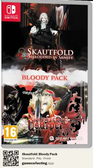 Skautfold: Bloody Pack Nintendo Switch, PAL box front