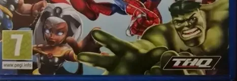 Marvel Super Hero Squad, the PEGI square on its front
