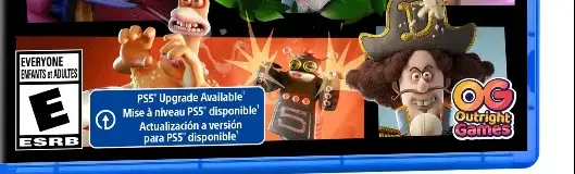 Chicken Run: Eggstraction, the ESRB box on its front