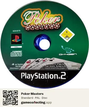 Poker Masters PlayStation 2, PAL disc
