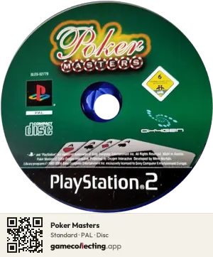 Poker Masters PlayStation 2, PAL disc
