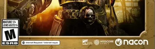 Warhammer 40,000: Inquisitor: Martyr, the ESRB box on its front