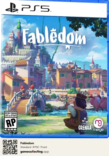 Fabledom PlayStation 5, NTSC box front
