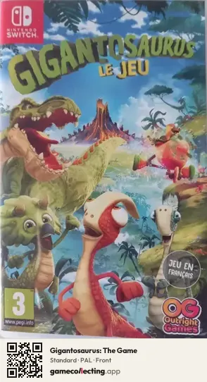 Gigantosaurus: The Game Nintendo Switch, PAL box front