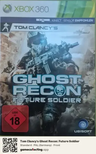Tom Clancy's Ghost Recon: Future Soldier Xbox 360, Germany box front