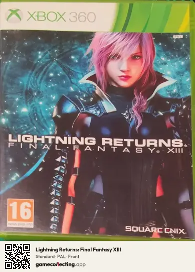 Lightning Returns: Final Fantasy XIII Xbox 360, PAL box front