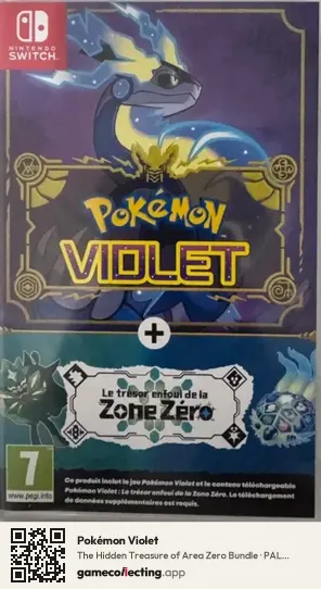 Pokémon Violet Nintendo Switch, France box front