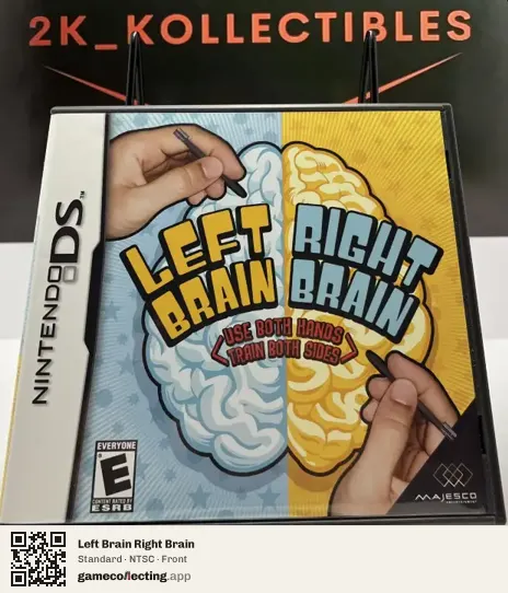 Left Brain Right Brain Nintendo DS, NTSC box front