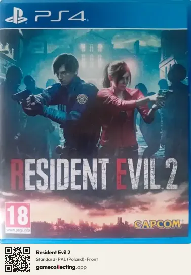 Resident Evil 2 PlayStation 4, Poland box front