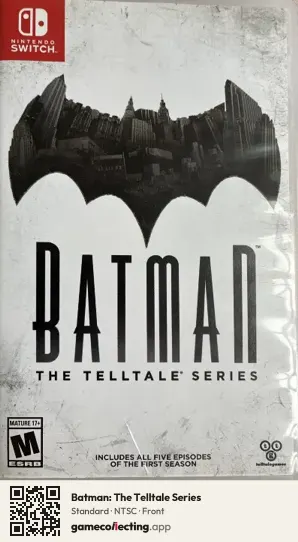 Batman: The Telltale Series Nintendo Switch, NTSC box front