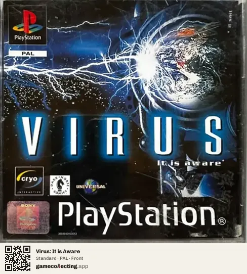 Virus: It is Aware PlayStation, PAL box front