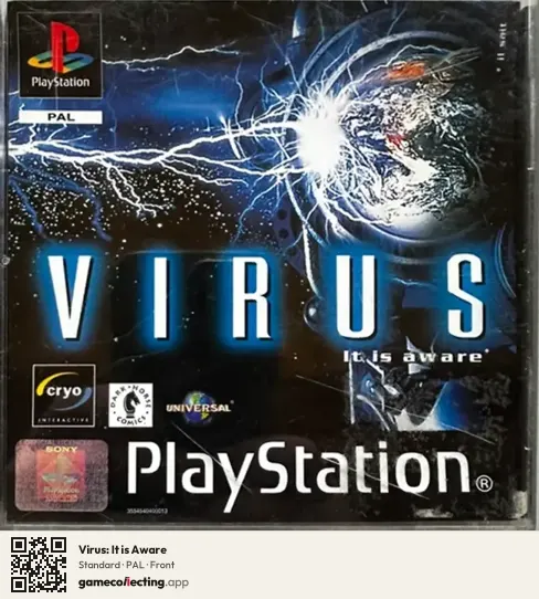Virus: It is Aware PlayStation, PAL box front