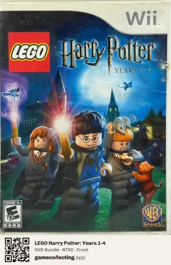 LEGO Harry Potter: Years 1-4 Nintendo Wii, NTSC box front