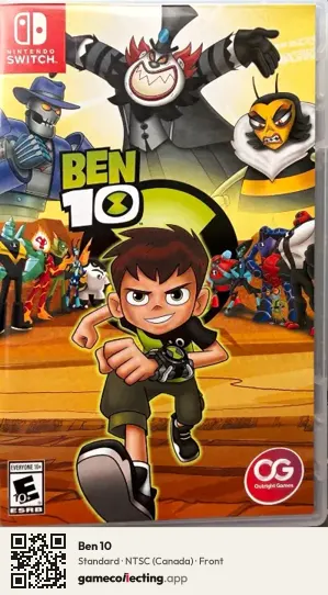 Ben 10 Nintendo Switch, Canada box front