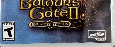 Baldur's Gate and Baldur's Gate II: Enhanced Editions, the ESRB box on its front