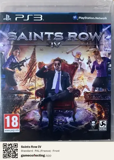 Saints Row IV PlayStation 3, France box front