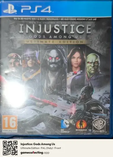 Injustice: Gods Among Us PlayStation 4, Italy box front