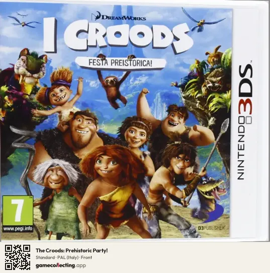 The Croods: Prehistoric Party! Nintendo 3DS, Italy box front