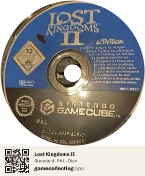 Lost Kingdoms II Nintendo GameCube, PAL disc