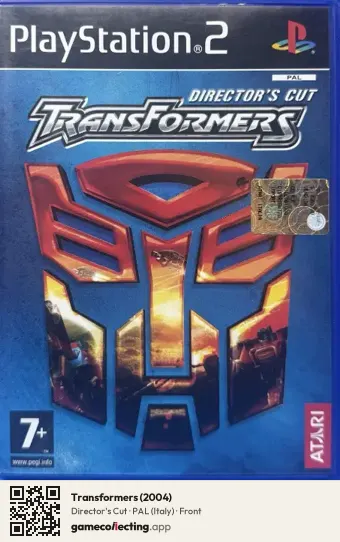 Transformers (2004) PlayStation 2, Italy box front