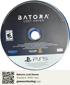 Batora: Lost Haven PlayStation 5, NTSC disc