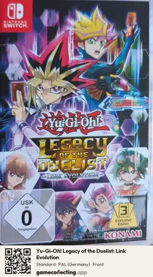 Yu-Gi-Oh! Legacy of the Duelist: Link Evolution Nintendo Switch, Germany box front