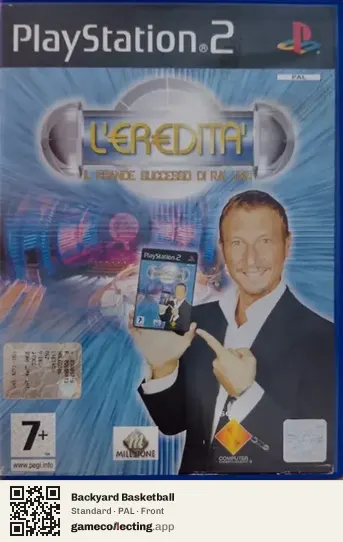 Backyard Basketball PlayStation 2, PAL box front