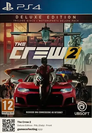 The Crew 2 PlayStation 4, Italy box front