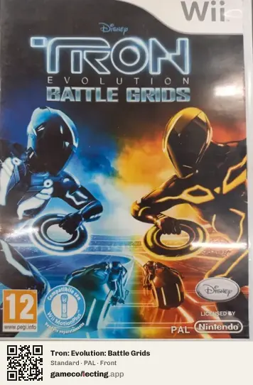 Tron: Evolution: Battle Grids Nintendo Wii, PAL box front