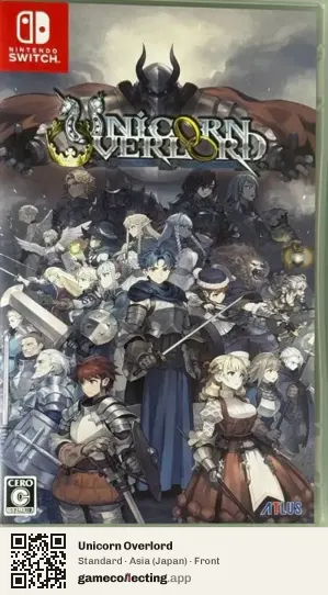Unicorn Overlord Nintendo Switch, Asia box front