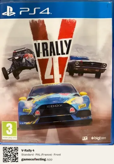 V-Rally 4 PlayStation 4, France box front