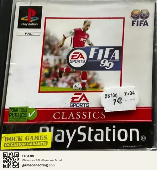 FIFA 99 PlayStation, France box front