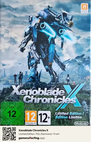 Xenoblade Chronicles X Nintendo Wii U, Germany box front