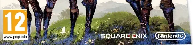 Bravely Default, the PEGI square on its front