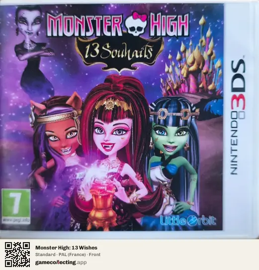 Monster High: 13 Wishes Nintendo 3DS, France box front