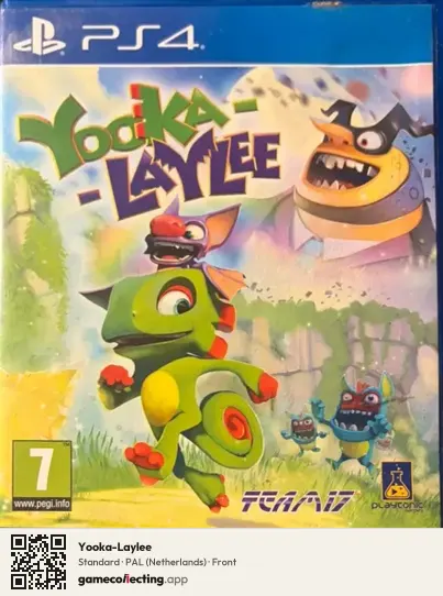 Yooka-Laylee PlayStation 4, Netherlands box front