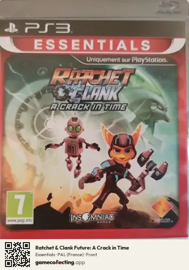 Ratchet & Clank Future: A Crack in Time PlayStation 3, France box front