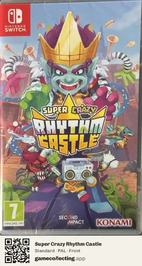 Super Crazy Rhythm Castle Nintendo Switch, PAL box front