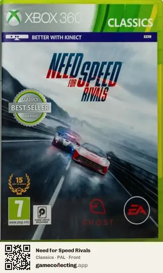 Need for Speed Rivals Xbox 360, PAL box front