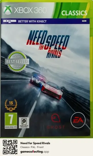 Need for Speed Rivals Xbox 360, PAL box front