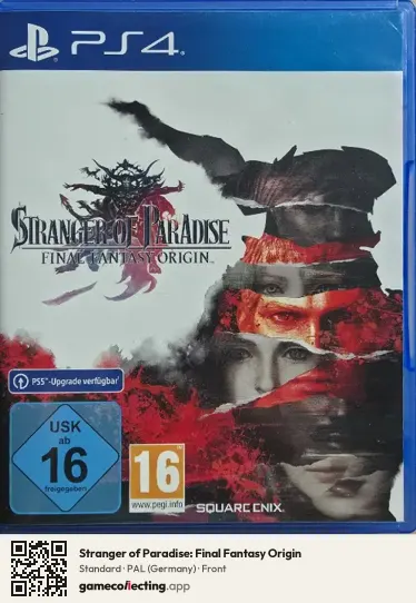 Stranger of Paradise: Final Fantasy Origin PlayStation 4, Germany box front