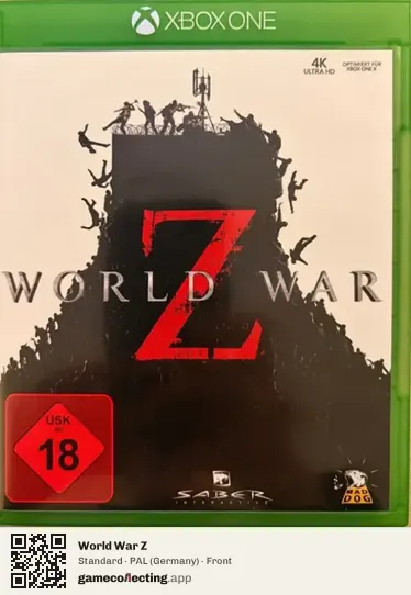 World War Z Xbox One, Germany box front