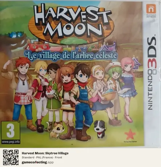 Harvest Moon: Skytree Village Nintendo 3DS, France box front