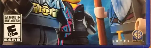 LEGO Dimensions, the ESRB box on its front